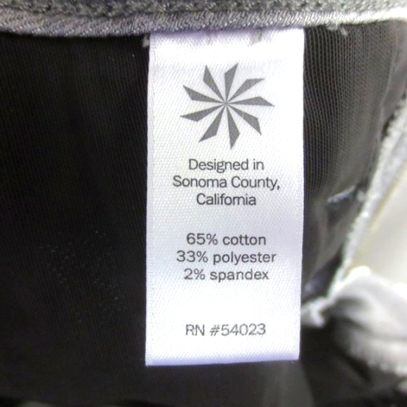 Athleta Gray Jeans Sculptek Soft Stretch Regular Rise Skinny Crop Size 2 - Picture 7 of 11